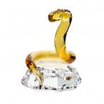 crystal snake figurine