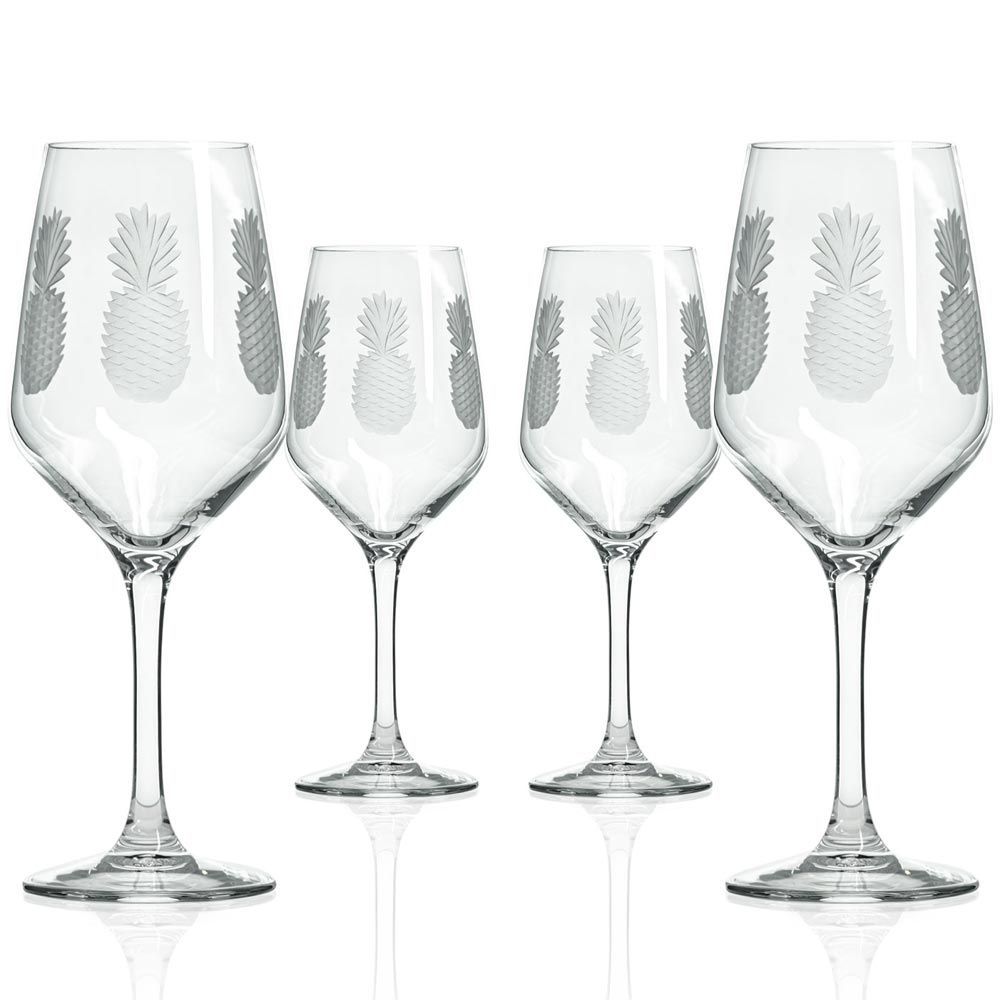 Rolf Glass Peacock Tulip Wine Glasses 12oz.