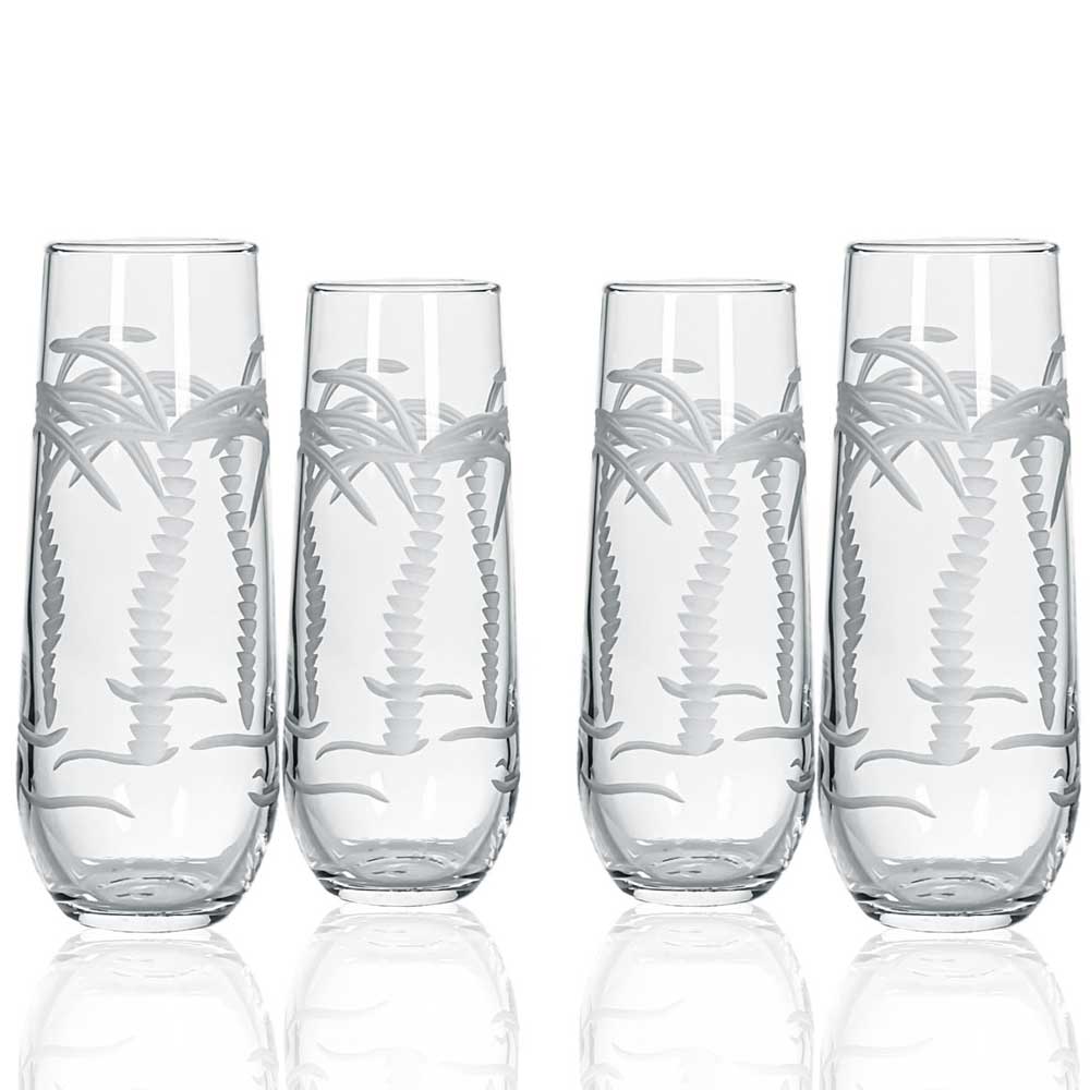 Insulated Champagne Glass White – Palm Bungalow