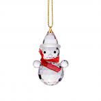 Preciosa Crystal Hanging Snowman Ornament.